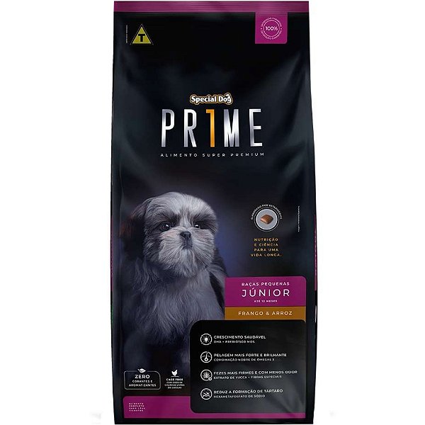 Ração Special Dog Prime Júnior para Cães Adulto de Raças Pequenas 15kg
