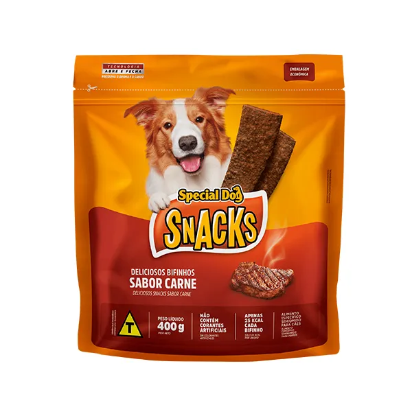 Petisco Special Dog Snacks para Cães Sabor Carne 400g