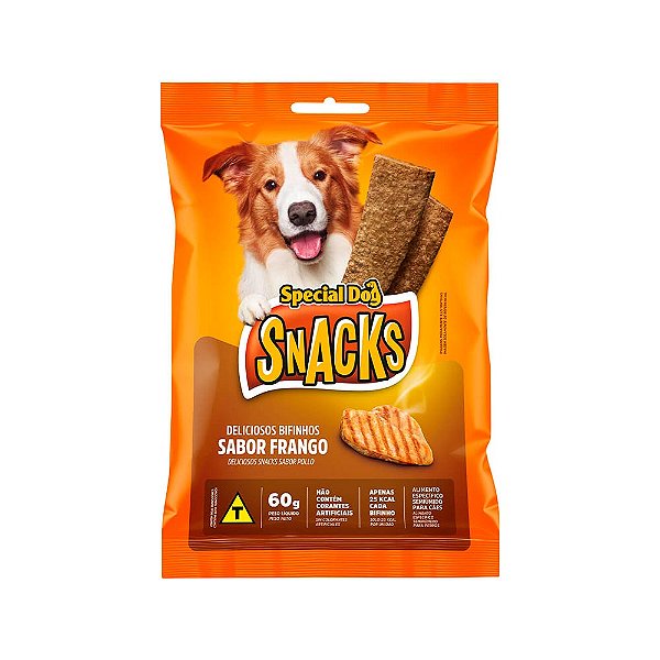 Bifinho Special Dog Snacks para Cães Sabor Frango 60G