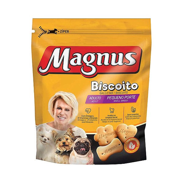 Biscoito Magnus Cães Adultos Pequeno Porte 400g
