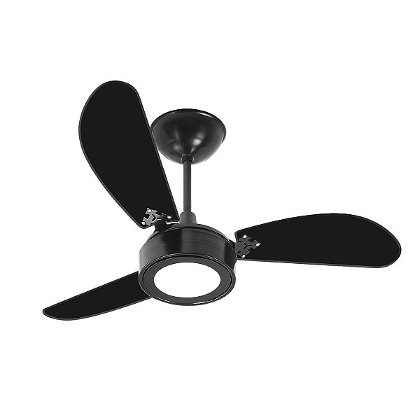 Ventilador de Teto 127V New Light LED 130W Preto