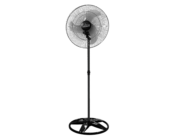 Ventilador Oscilante Coluna Premium 60cm Grade de Aço 170W Bivolt Preto