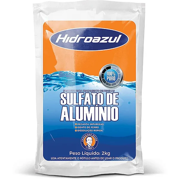 Sulfato de Alumínio Hidroazul 2Kg