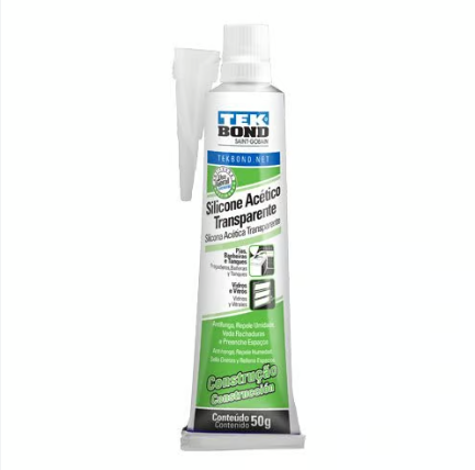 Silicone Acético Tekbond Transparente 50g