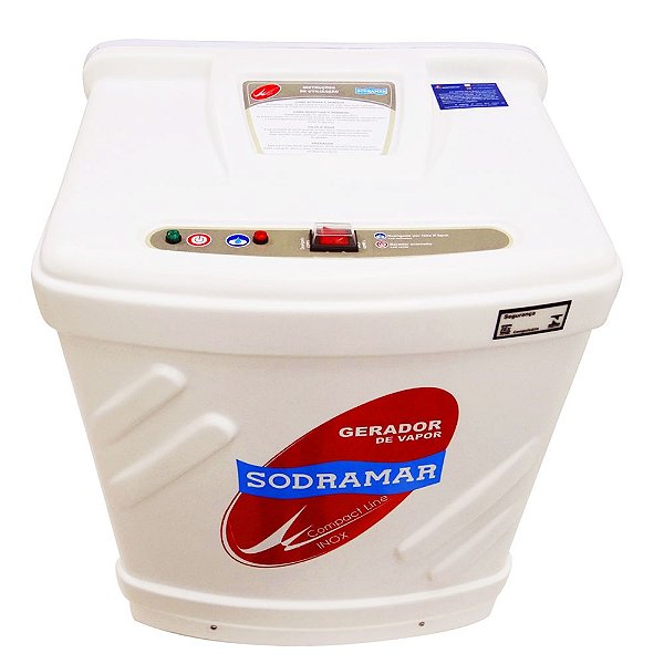 Sauna a Vapor Compact Line 12W 220V Bifásico Sodramar