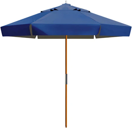 Ombrelone 2,40 Azul Marinho Madeira e Bagun Modelo