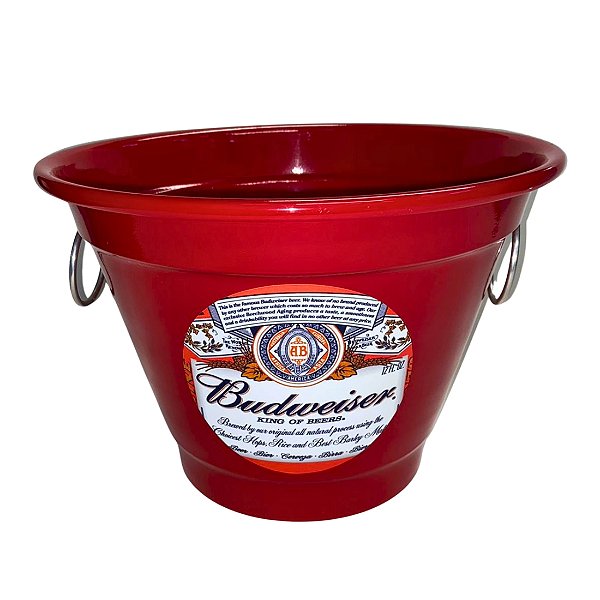 Balde Gelo 6L Decorativo Budweiser