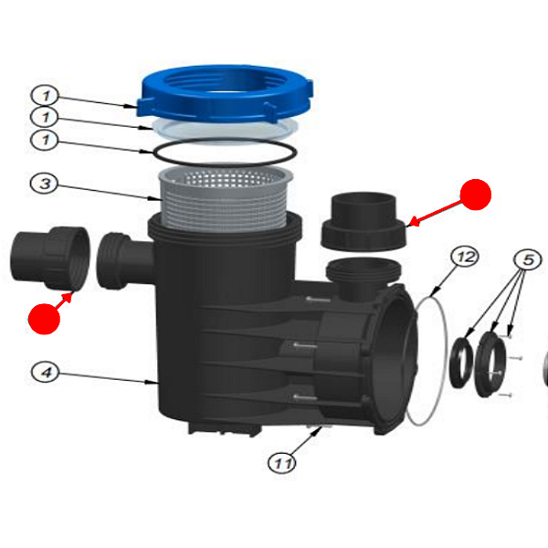 Kit 2 Conecxões PF42 Syllent 50mm (3D9933C1A)
