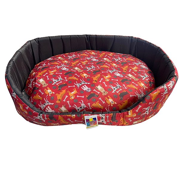 Cama Nylon Europa Tamanho 05 Dogs Bed Vermelha