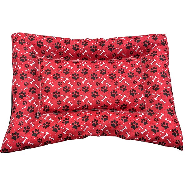 Colchonete Pet Tecido GG Isa Pet Vermelho