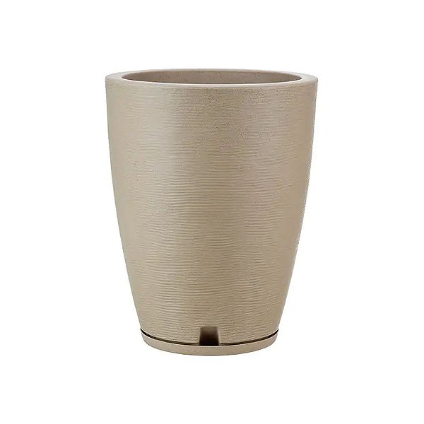 Vaso Amsterda Grafiato 29x44 Bege Stone Effect