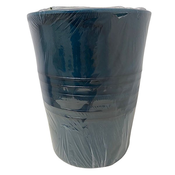 Vaso Maués Liso 32X40 AZUL INDIGO MARMORATO