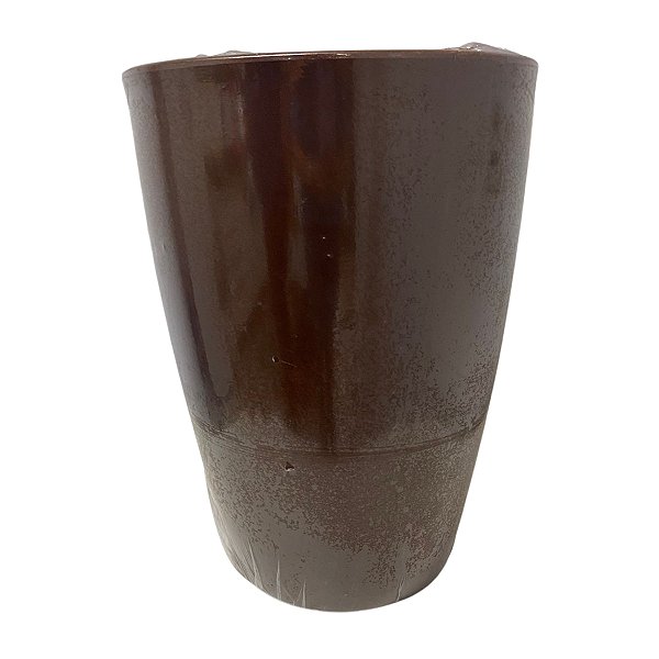 Vaso Pantanal Liso 31X50 MARROM STONE EFFECT