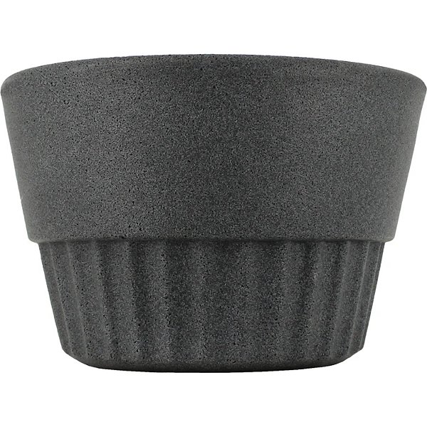 Cachepot Vitória Plano 15x12 Cinza Granito