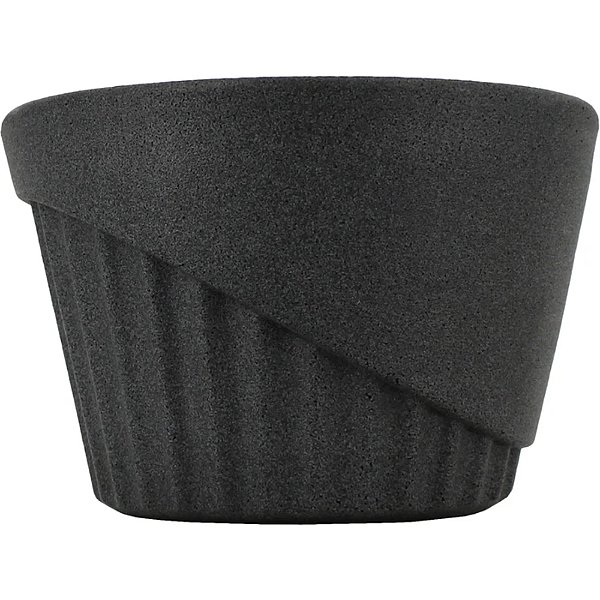 Cachepot Vitória Diagonal 15x12 Cimento