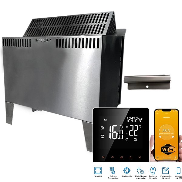 Sauna Seca Finlândia Star Smart FS18ST2 18KW 220V Trifásico Painel Smart Impercap