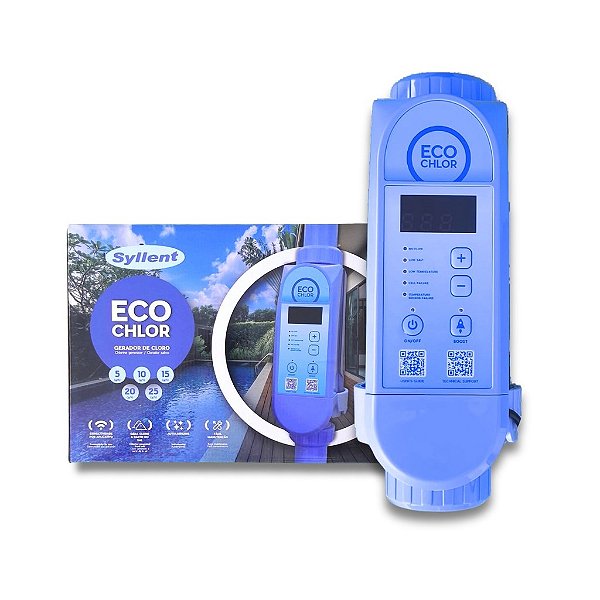 Gerador De Cloro Syllent EcoChlor Wifi 25G/H