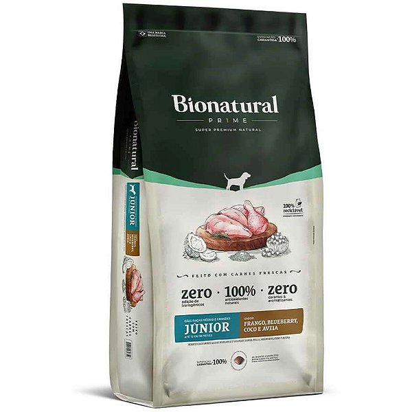 Ração Seca Bionatural Prime Frango Para Cães Porte Médio e Grande 2,5Kg