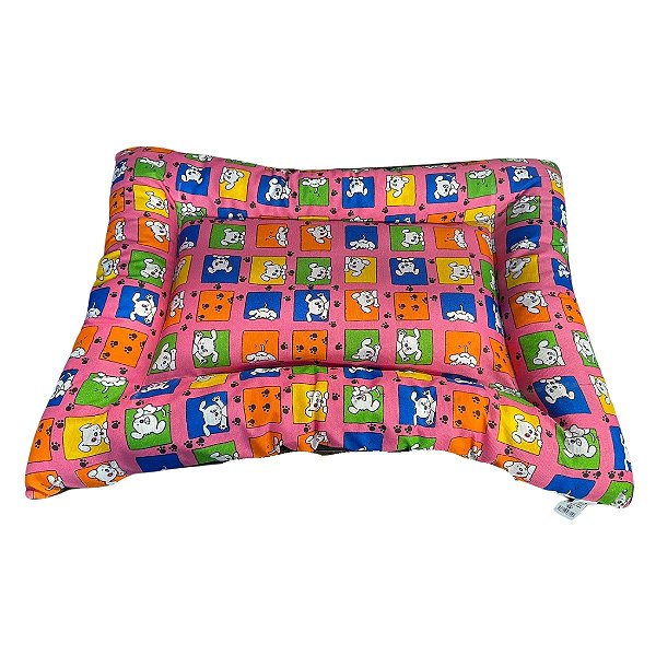 Colchonete Pet Tecido G Isa Pet Rosa