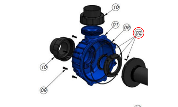 Kit Vedação Contra Fluxo UF-HI48M Bomba Syllent (3D1055A)