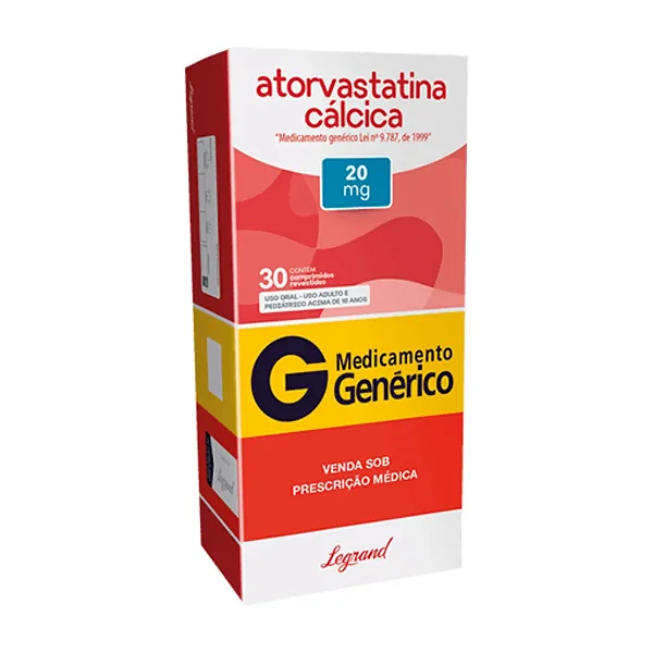 Atorvastatina Cálcica 20mg C/30 Comprimidos Legrand