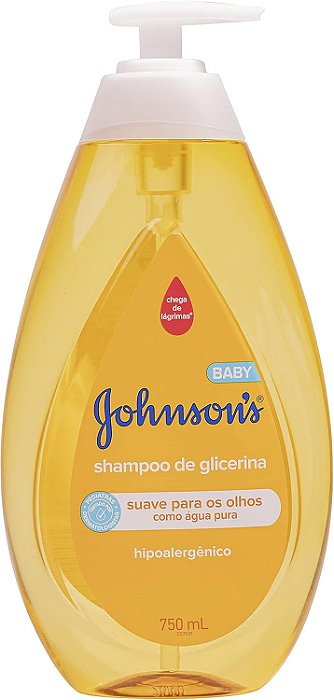 Johnson's Baby Shampoo Para Bebê De Glicerina 200, 400 e 750ml
