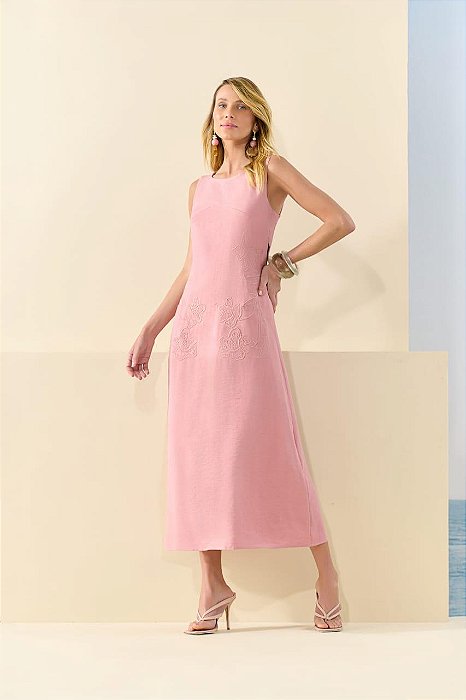 Vestido Brisa Bordado