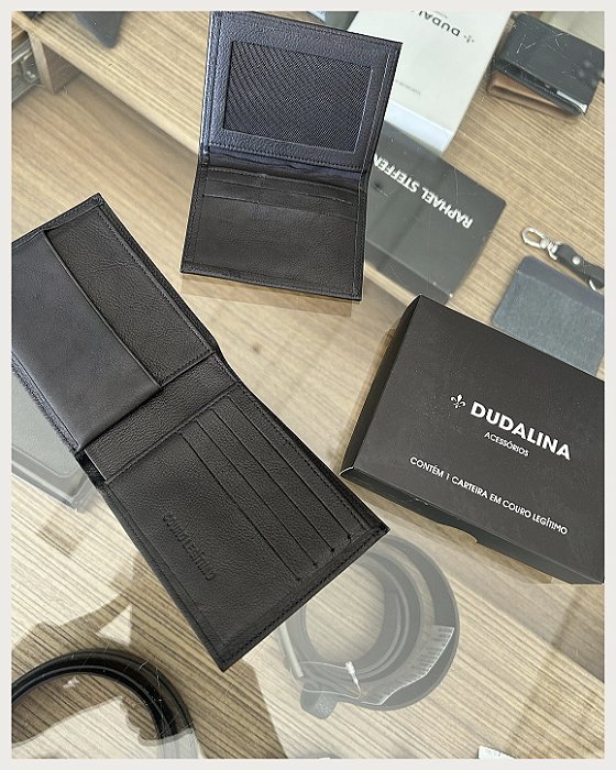 Carteira Couro Legítimo Dudalina