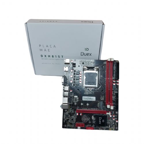Placa-mãe Duex H81 LGA 1150, DDR3 - DX H81ST