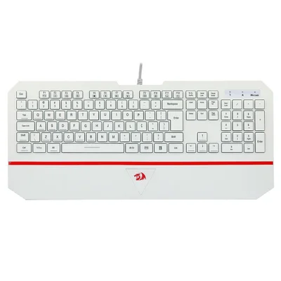 Teclado Gamer Redragon Karura 2, Branco, ABNT2 - K502W-N