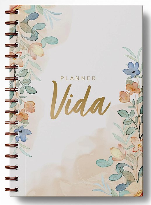 Planner Vida - Laranja