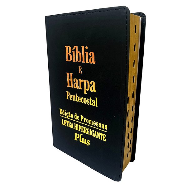 Bíblia Letra Hipergigante Plus Harpa Pentecostal Edição de Promessas Letra Hipergigante Plus