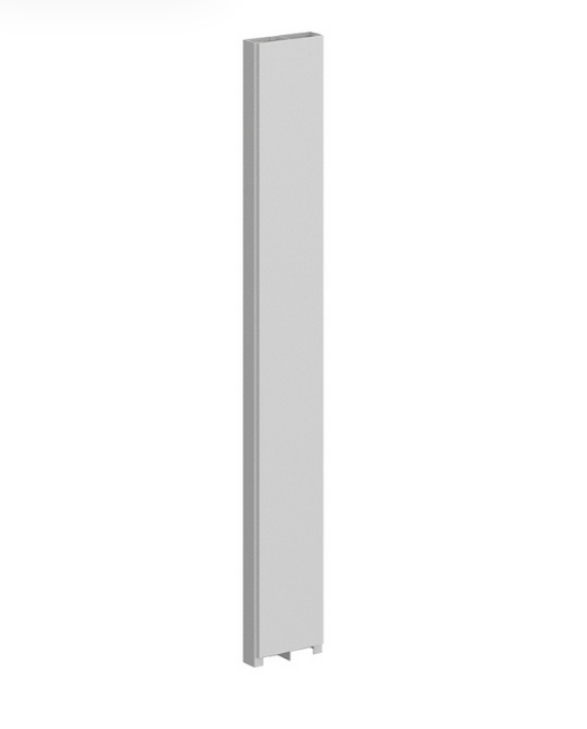 DUTO PARA CABOS VERTICAL TAMPA SAQUE EM AÇO 595X80X25