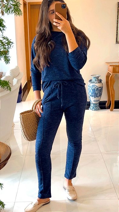 Conjunto Sofia Flame Azul