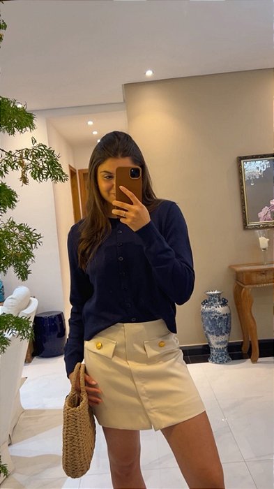 Shorts Saia Bali off white