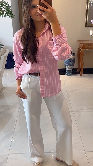 Camisa Charlotte Rosa