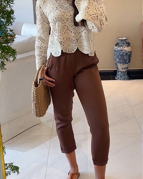 Calça Paula Marrom