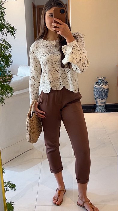 Calça Paula Marrom