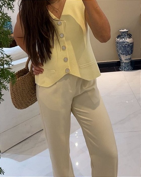 Calça Priscila Manteiga