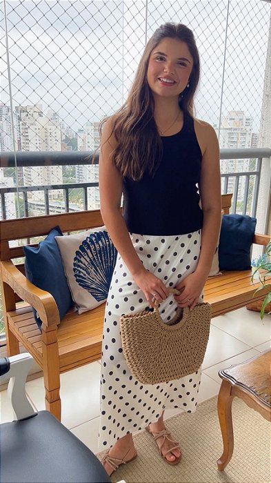 Regata Lis Tricot Preta