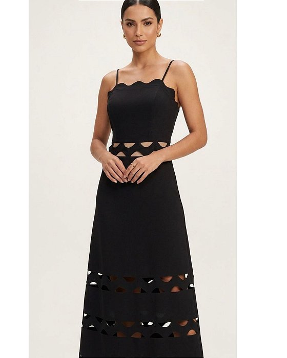 VESTIDO LAURA PRETO