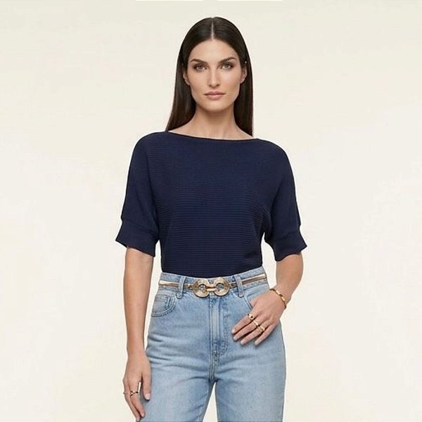 BLUSA BIA MARINHO