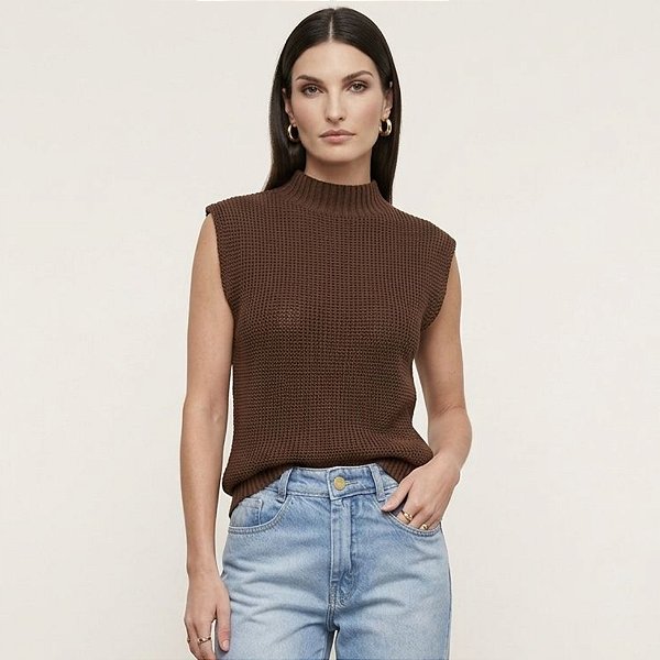 COLETE TRICOT MARROM