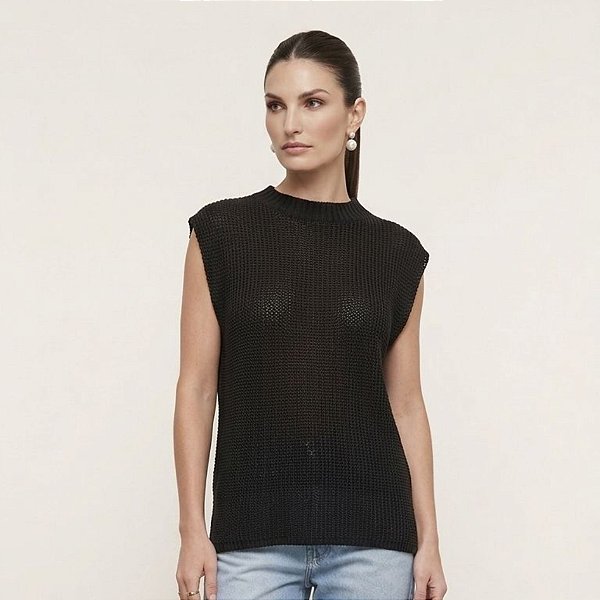 COLETE TRICOT PRETO
