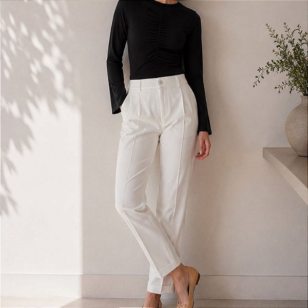 Calça Paula Branca