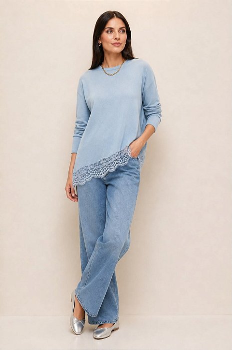 BLUSA JORDANA AZUL CLARO
