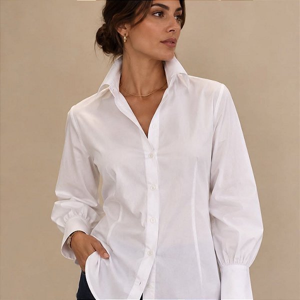 CAMISA BRANCA LAVANS