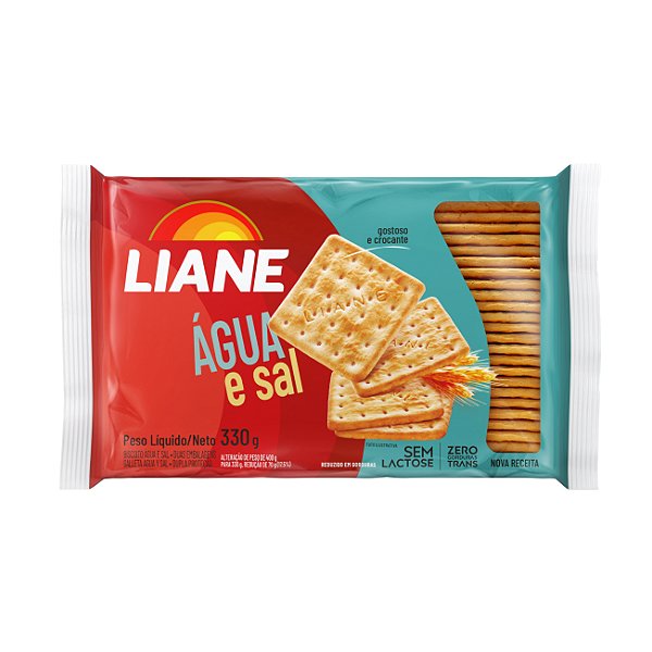 Biscoito Água e Sal 330G - LIANE