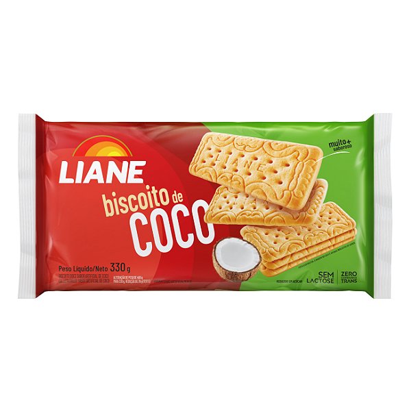 Biscoito de Coco 330G - LIANE