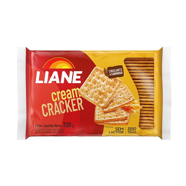Biscoito Cream Cracker 330G - LIANE